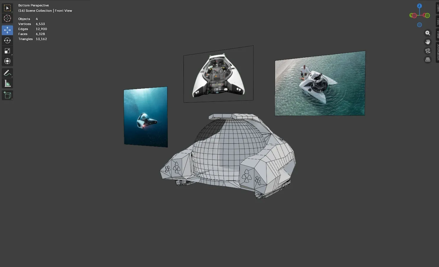 Redesigned hull, refined