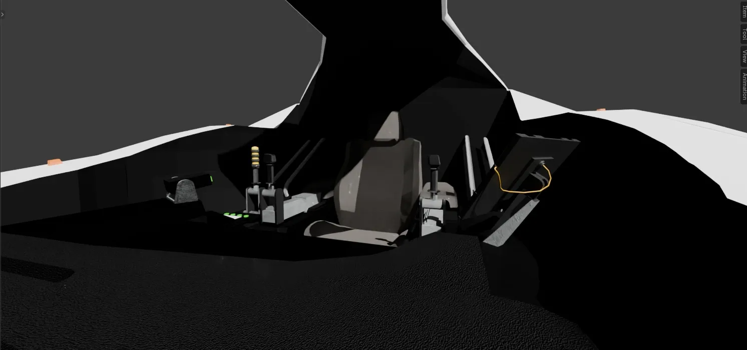 Close-up render