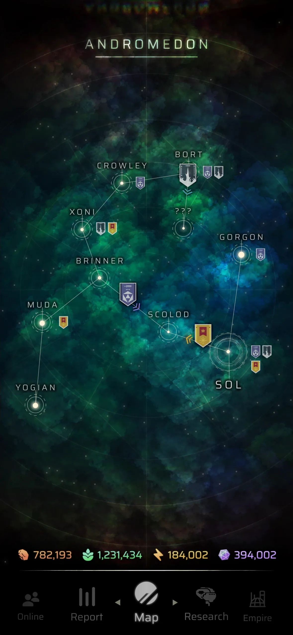 Galaxy view