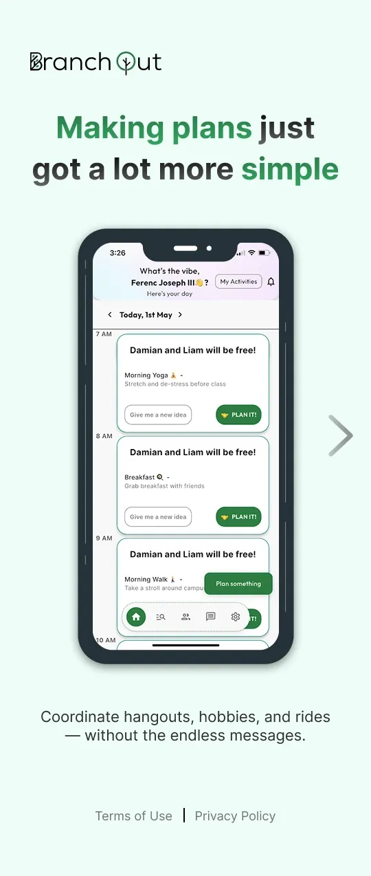 Branch mobile landing page